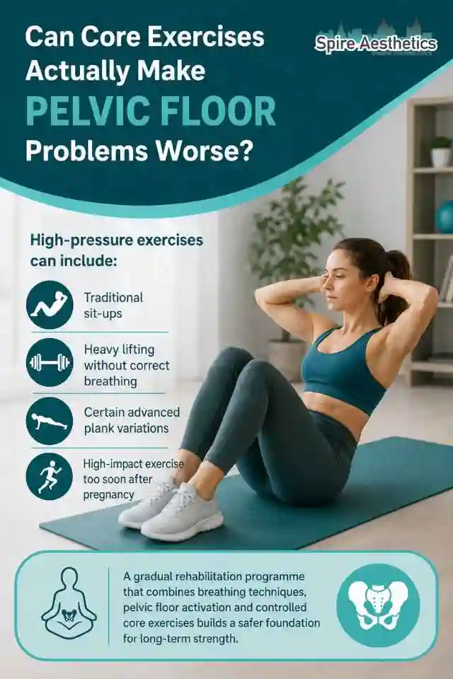 Can Strengthening Your Core Alone Actually Make Pelvic Floor Problems Worse Rayleigh?